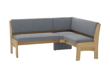 Eckbank mit Stauraum Dunkelgrau rechts