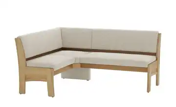 Eckbank mit Stauraum Beige links