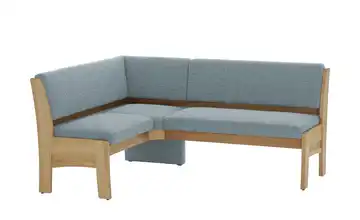 Eckbank mit Stauraum Blau links