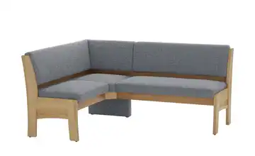 Eckbank mit Stauraum Dunkelgrau links