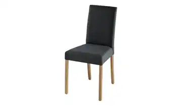 Woodford Esszimmerstuhl Lana Webstoff Schwarz