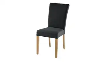 Woodford Esszimmerstuhl Brighton Webstoff Schwarz