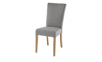 Woodford Esszimmerstuhl Brighton Flachgewebe Grau