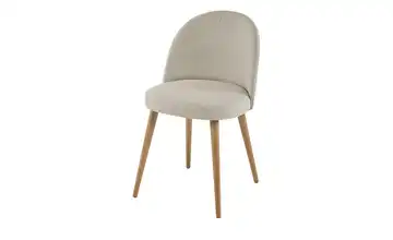 Woodford Esszimmerstuhl Zola Webstoff Beige ohne Längsnaht