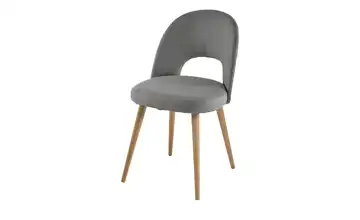 Woodford Esszimmerstuhl Tara Webstoff Grau