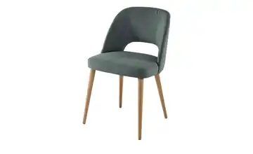 Woodford Esszimmerstuhl Capri Webstoff Grün