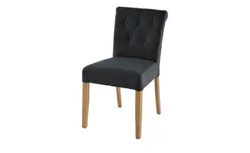 Woodford Esszimmerstuhl Margo Webstoff Schwarz