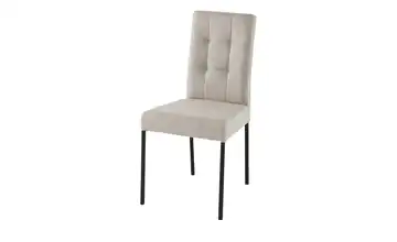 Esszimmerstuhl Flachgewebe Beige
