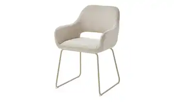 Kufenstuhl kaschmirfarben, Beige