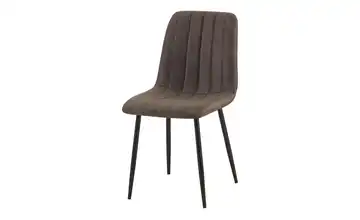 Esszimmerstuhl Braun, Schwarz