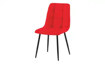 Esszimmerstuhl Rot, Schwarz