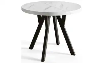 Esstisch ausziehbar Hellgrau 120x120