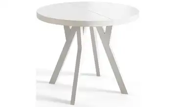 Esstisch ausziehbar Weiß 110x110