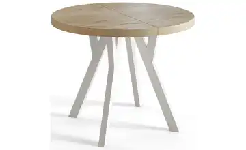 Esstisch ausziehbar holzfarben 110x110