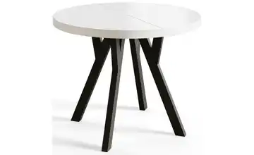 Esstisch ausziehbar Weiß 110x110