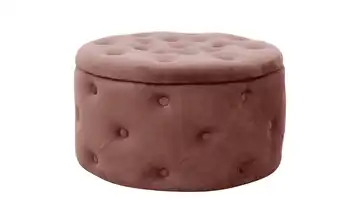 Pouf mit Stauraum Rosa