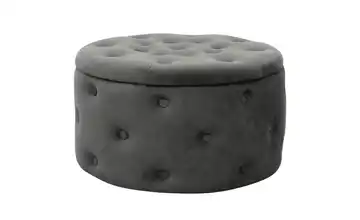Pouf mit Stauraum Graphit