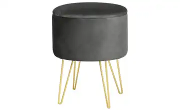 Pouf mit Stauraum Graphit