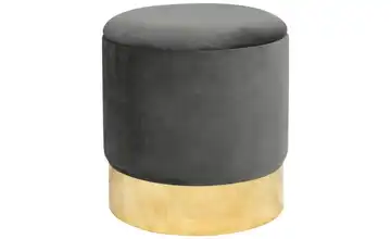 Pouf mit Stauraum Graphit
