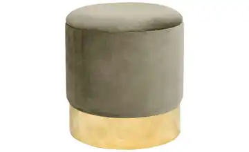 Pouf mit Stauraum Beige