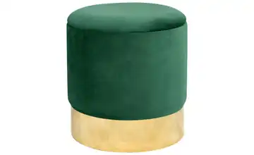 Pouf mit Stauraum Flaschengrün