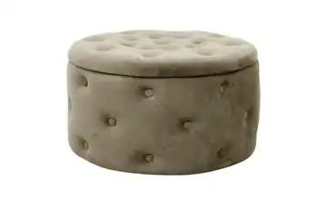 Pouf mit Stauraum Beige