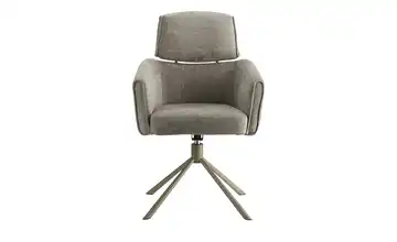 Jette Home Armlehnstuhl drehbar Becky Taupe Taupe