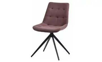 Drehstuhl Stoff Braun, Schwarz