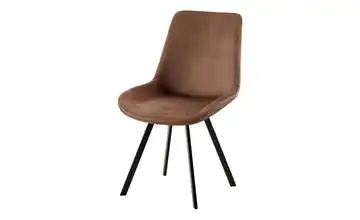 Esszimmerstuhl Braun, Schwarz