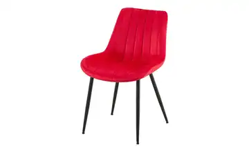 Esszimmerstuhl Rot, Schwarz