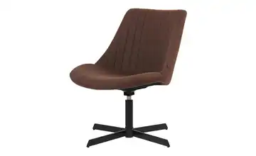 Drehstuhl Braun, Schwarz