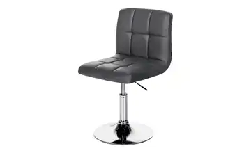 Drehstuhl Kunstleder Schwarz
