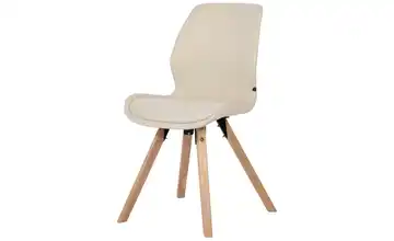 Esszimmerstuhl Creme, Natur