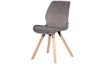 Esszimmerstuhl Grau, Natur 49 cm 87,5 cm