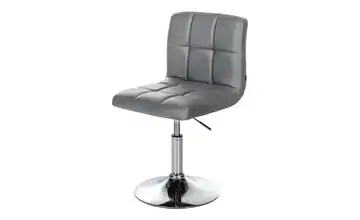 Drehstuhl Kunstleder Grau
