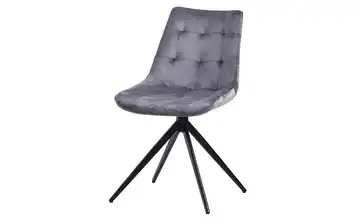 Drehstuhl Dunkelgrau, Schwarz