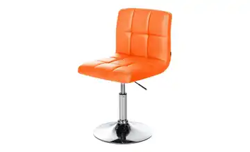 Drehstuhl Kunstleder Orange