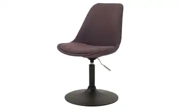 Drehstuhl drehbar Braun, Schwarz