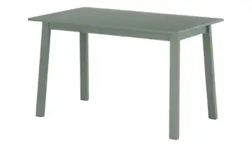 Esstisch aus Massivholz 122 cm Salbeigrün