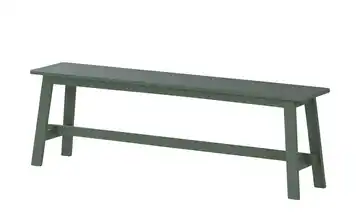 Bank aus Massivholz Salbeigrün 140 cm