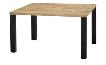Primo Esstisch Sandwich Mango (Nachbildung) 4-Fußgestell Metall 120 cm