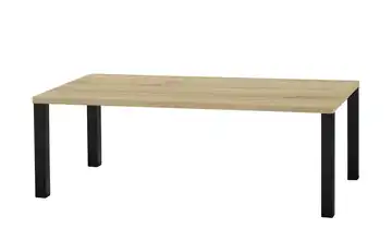 Primo Esstisch Sandwich Eiche (Nachbildung), Hellbraun 4-Fußgestell Metall 220 cm