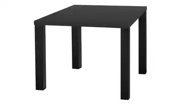 Primo Esstisch Sandwich Eiche (Nachbildung), Schwarz 4-Fußgestell Metall 80 cm