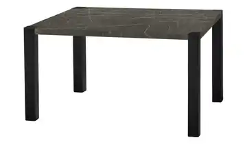 Primo Esstisch Sandwich Marmoroptik, Grau 4-Fußgestell (seitl.montiert) Metall 120 cm
