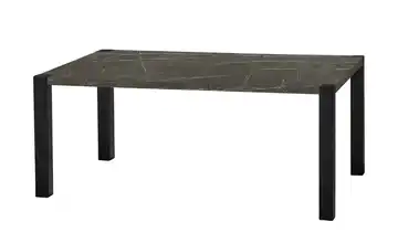 Primo Esstisch Sandwich Marmoroptik, Grau 4-Fußgestell (seitl.montiert) Metall 160 cm