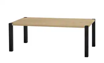 Primo Esstisch Sandwich Eiche (Nachbildung) 4-Fußgestell (seitl.montiert) Metall 190 cm