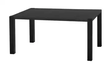 Primo Esstisch Sandwich Eiche (Nachbildung), Schwarz 4-Fußgestell (seitl.montiert) Metall 138 cm