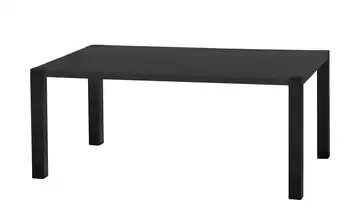 Primo Esstisch Sandwich Eiche (Nachbildung), Schwarz 4-Fußgestell (seitl.montiert) Metall 160 cm