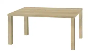 Primo Esstisch Sandwich 4-Fußgestell Holzwerkstoff beschichtet Eiche (Nachbildung), Hellbraun 138 cm