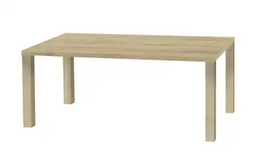 Primo Esstisch Sandwich 4-Fußgestell Holzwerkstoff beschichtet Eiche (Nachbildung), Hellbraun 160 cm